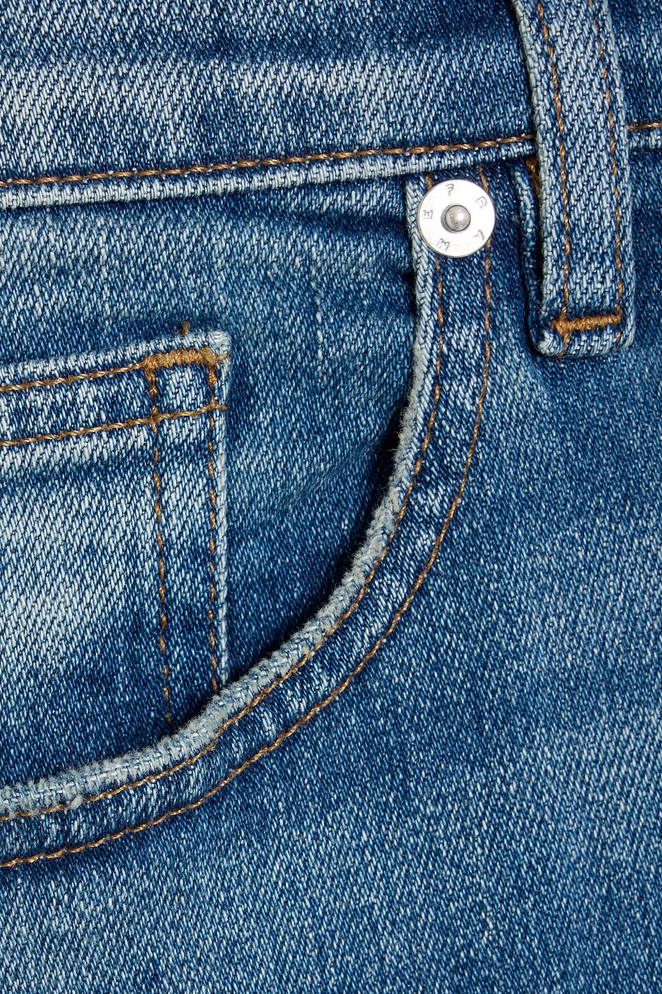 Frame L'homme Slim-fit Whiskered Denim Jeans In Blue