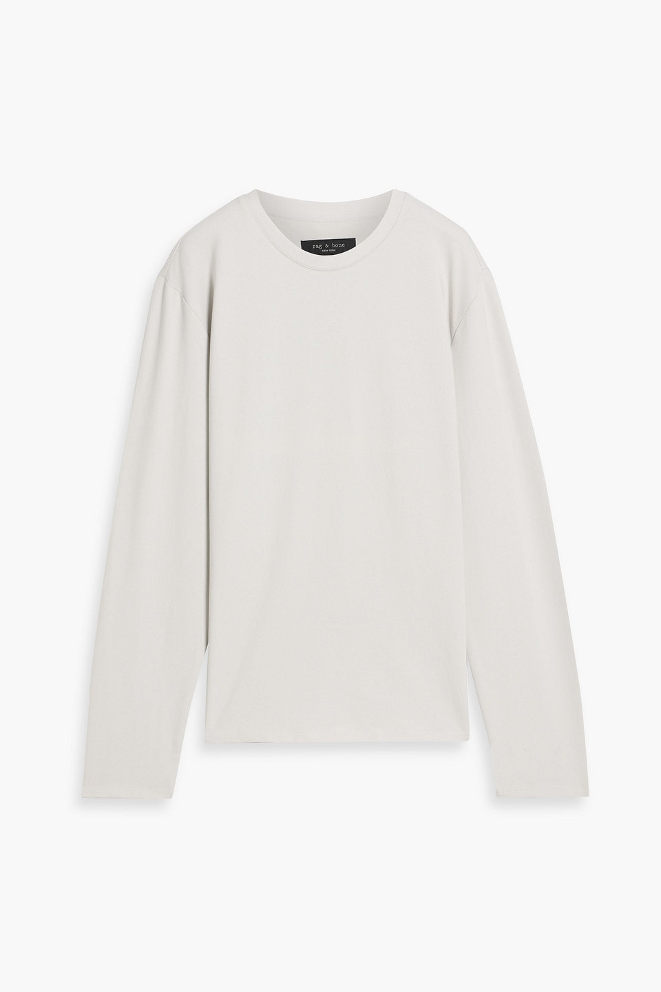 Rag & Bone Lewis Cotton-blend T-shirt In White