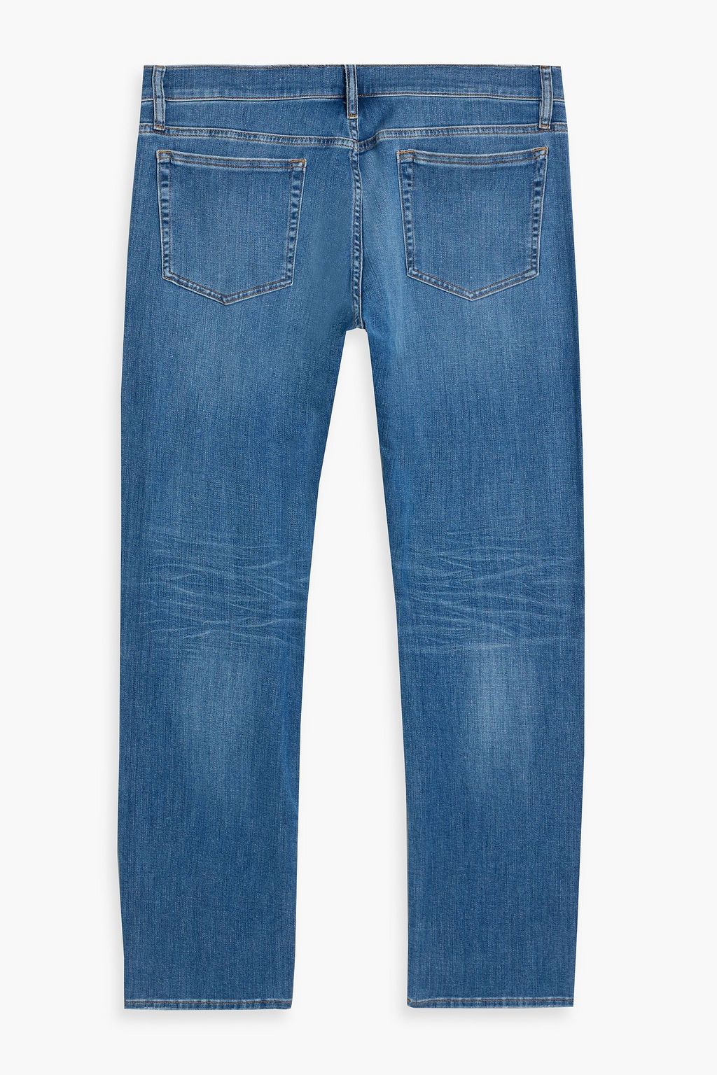 FRAME L'Homme slim-fit whiskered denim jeans