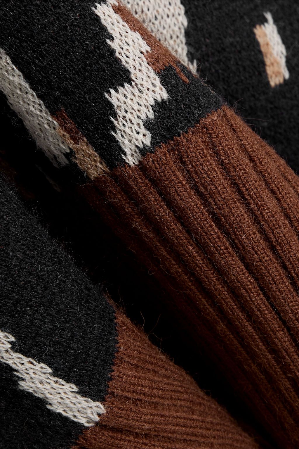 FARM RIO Jacquard-knit sweater