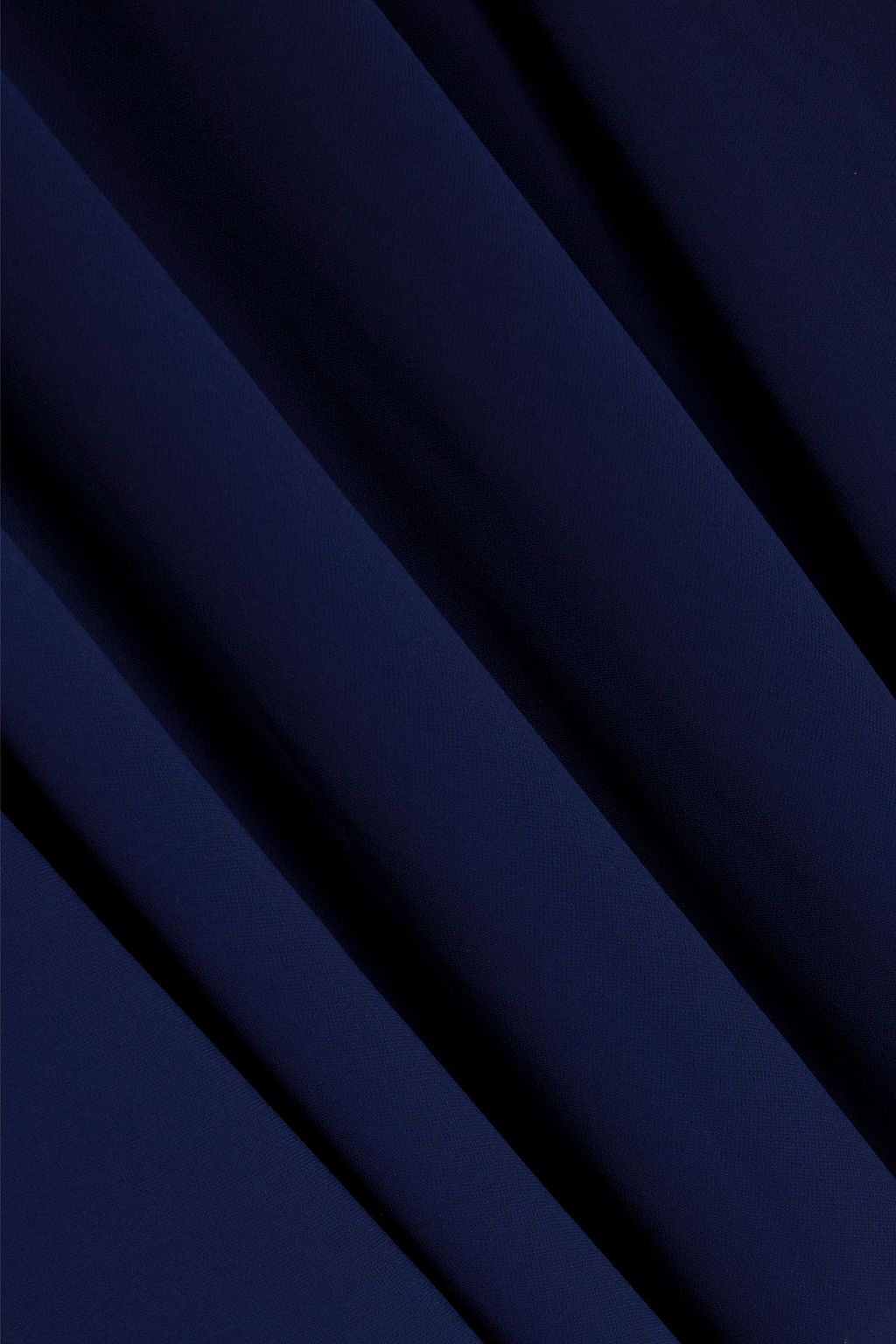 MIKAEL AGHAL Crepe de chine midi dress