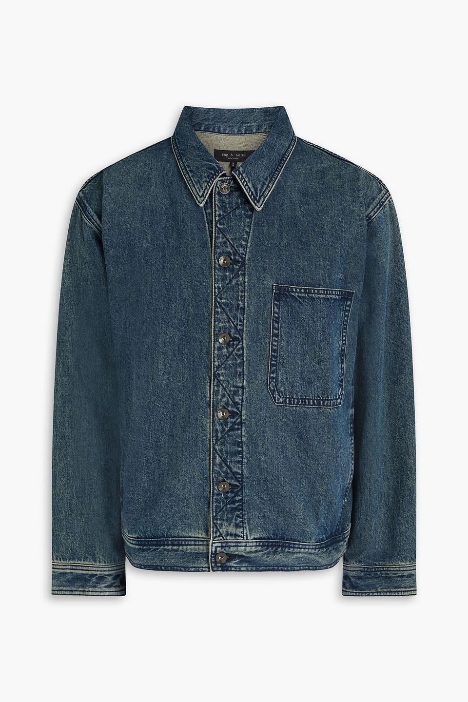 Rag & Bone Cadence Denim Jacket In Blue