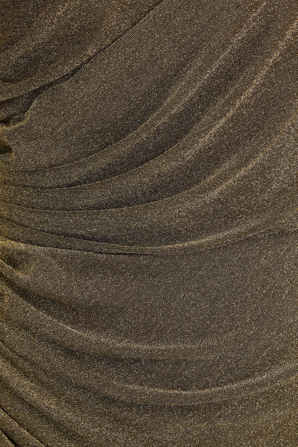 Diane Von Furstenberg Rafael One-shoulder Draped Metallic Jersey Maxi Dress In Gold