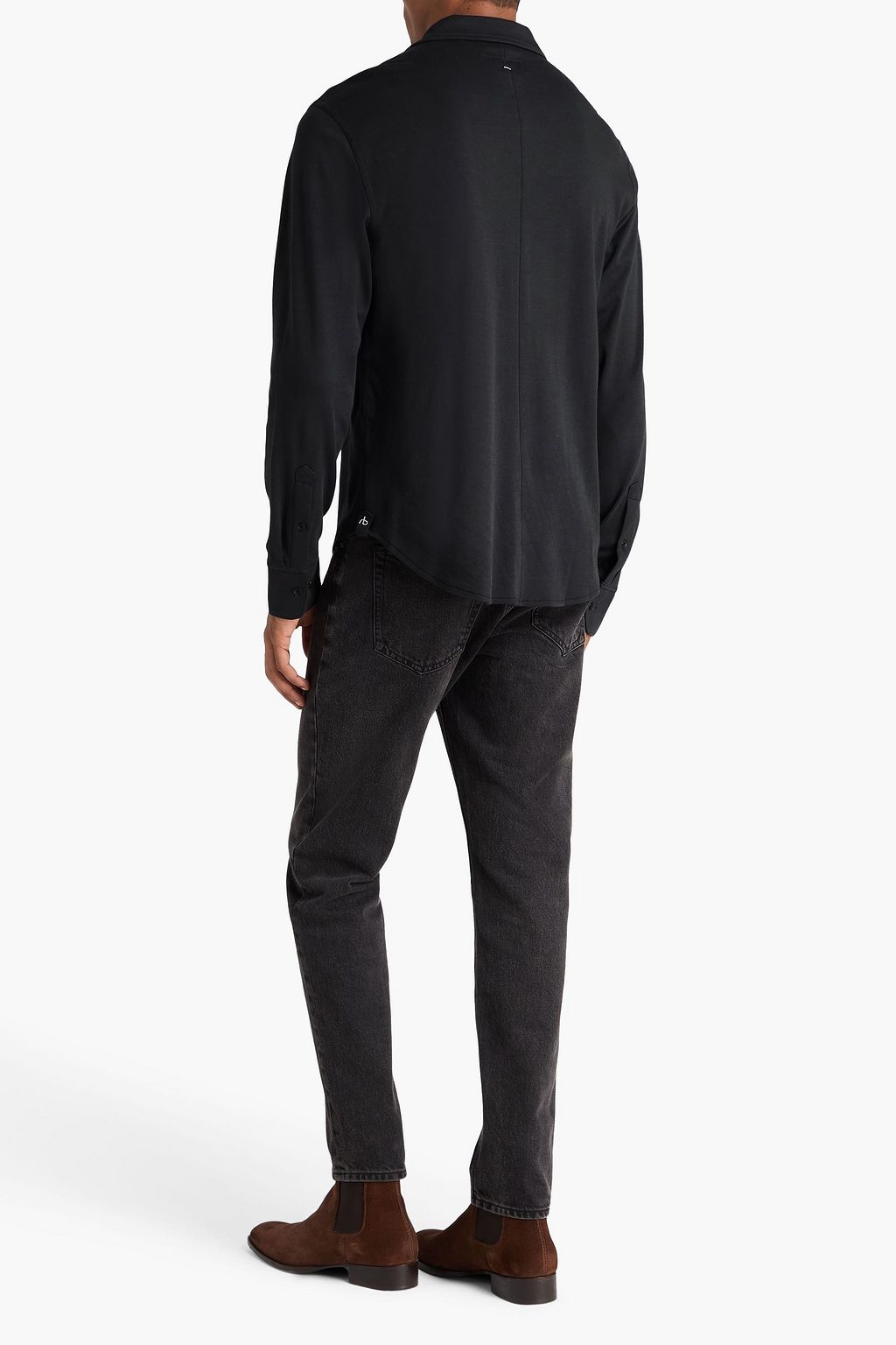 RAG & BONE Pima cotton-jersey shirt