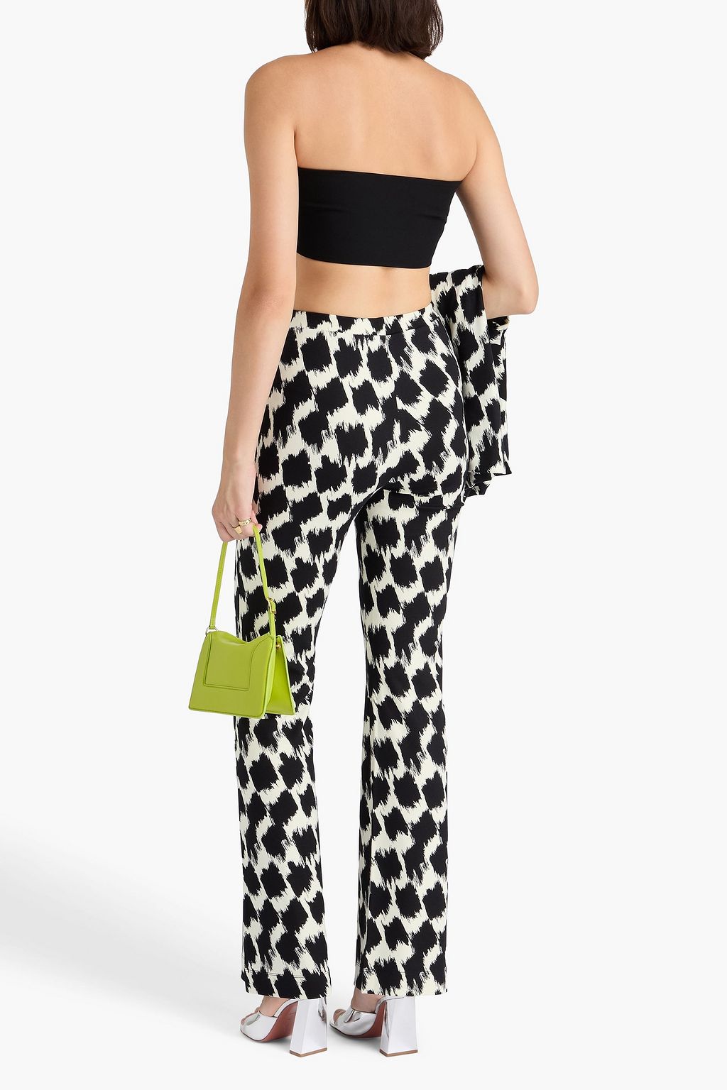 DIANE VON FURSTENBERG Brooklyn printed jersey flared pants
