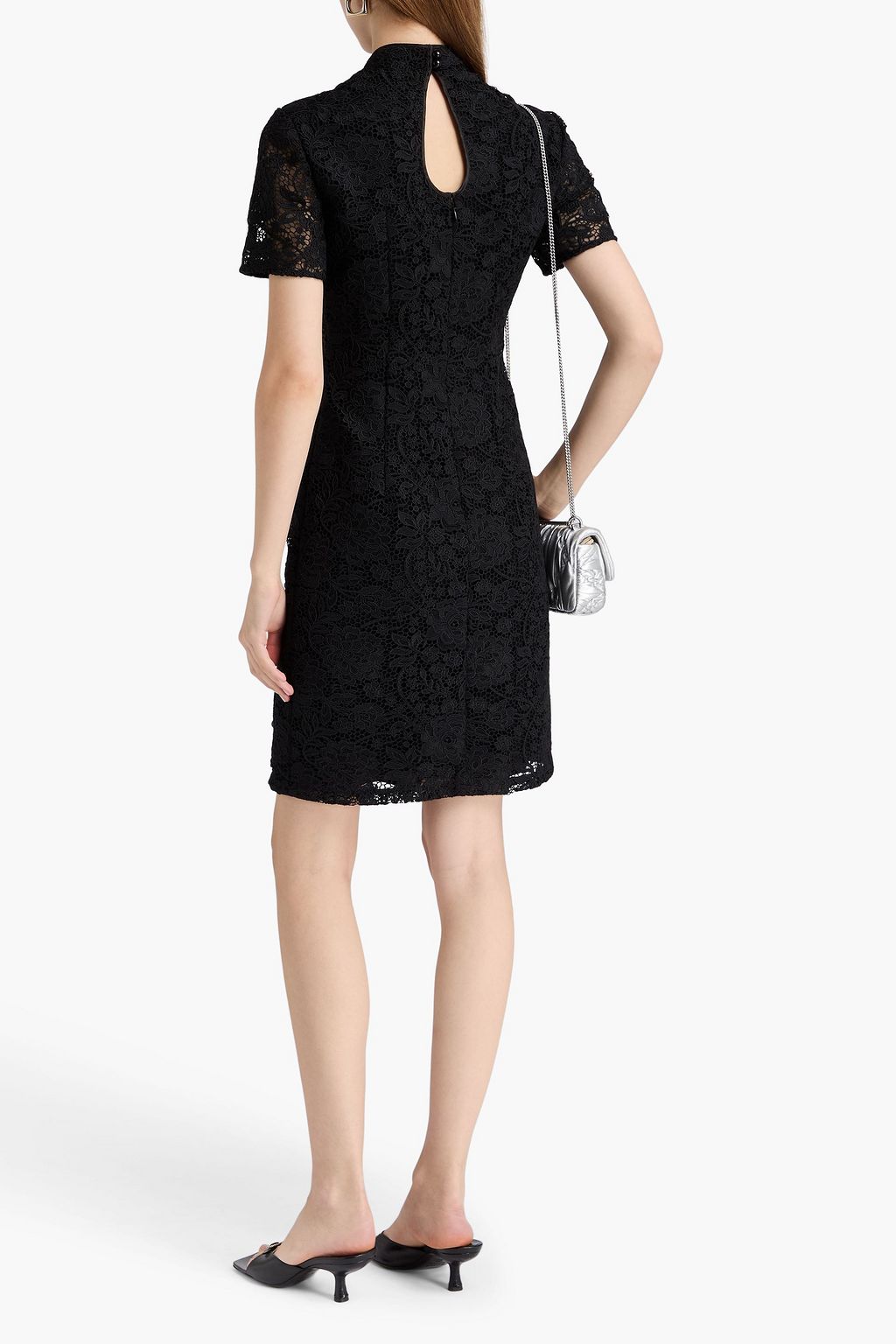 HUISHAN ZHANG Guipure lace mini dress