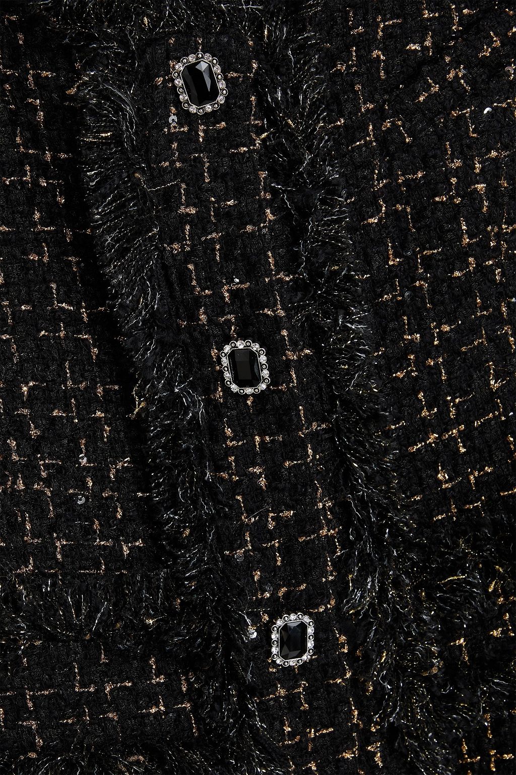 HUISHAN ZHANG Natasha sequin-embellished metallic tweed mini dress