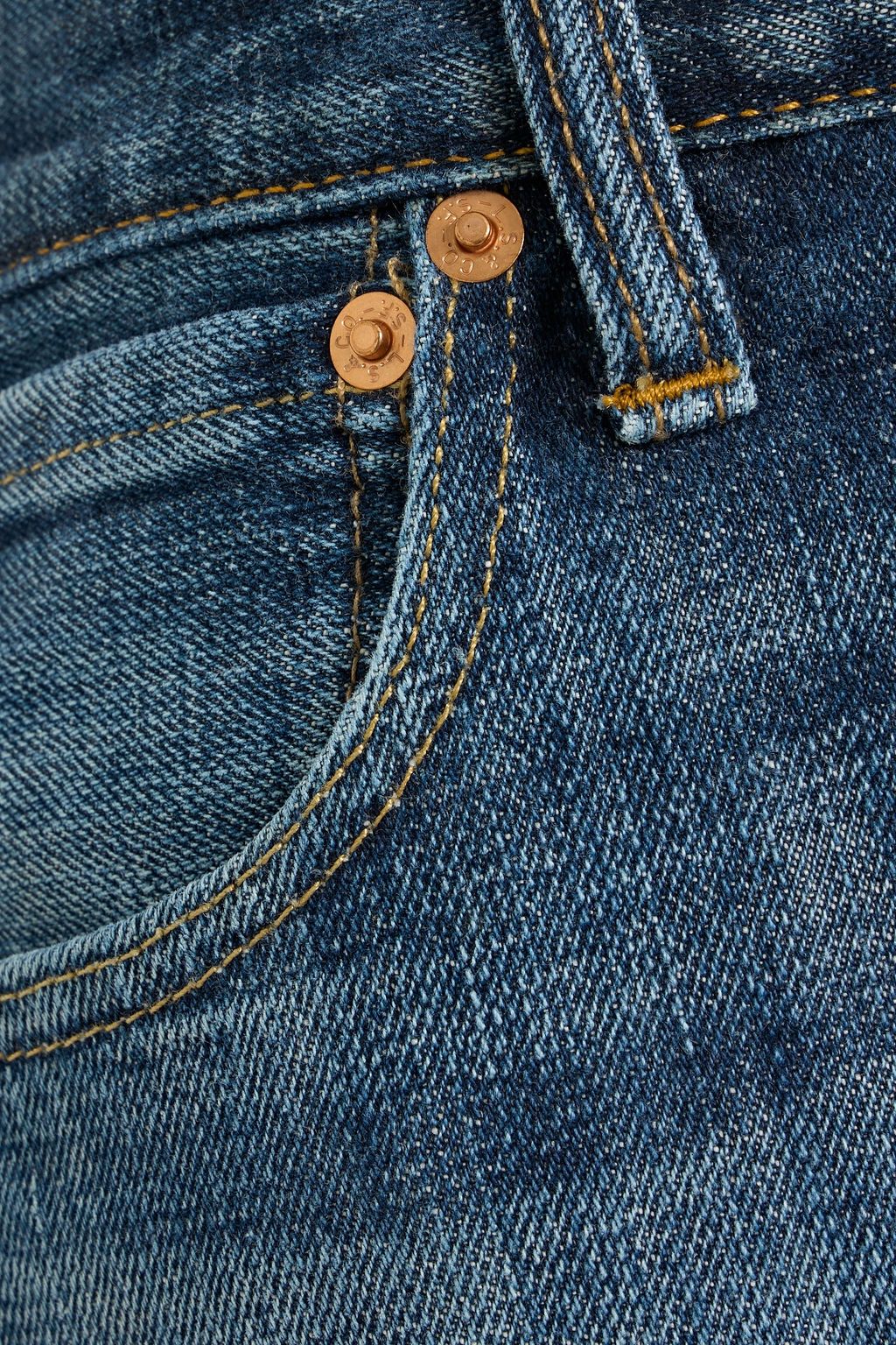 RE/DONE WITH LEVI'S High-rise straight-leg jeans