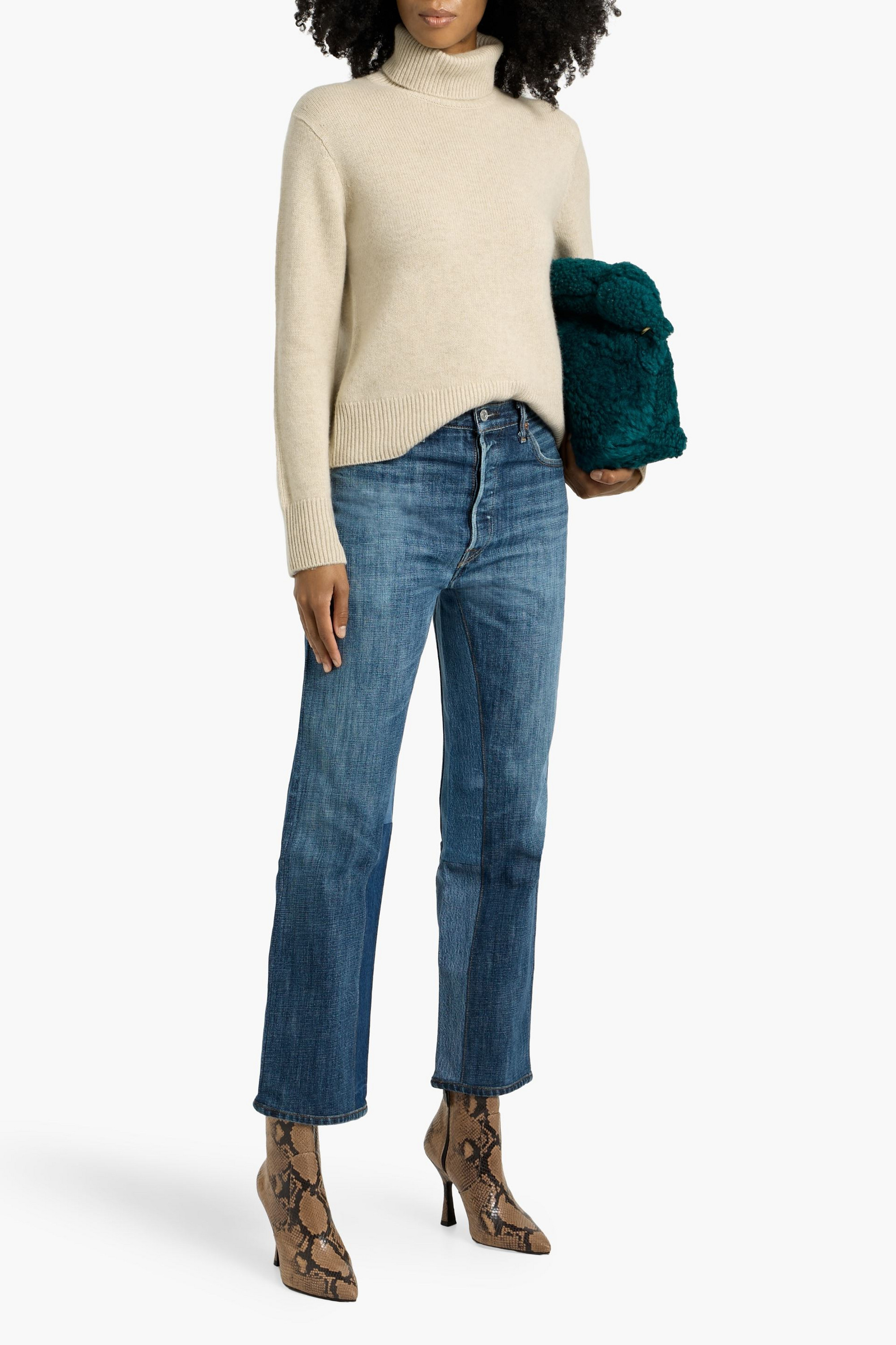 RE/DONE WITH LEVI'S High-rise straight-leg jeans