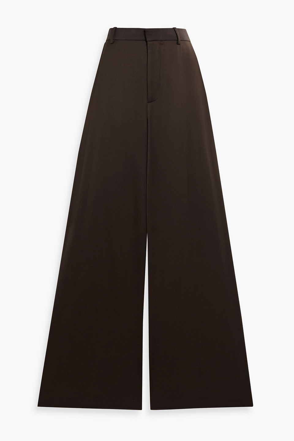 Frame Twill Wide-leg Pants In Animal Print