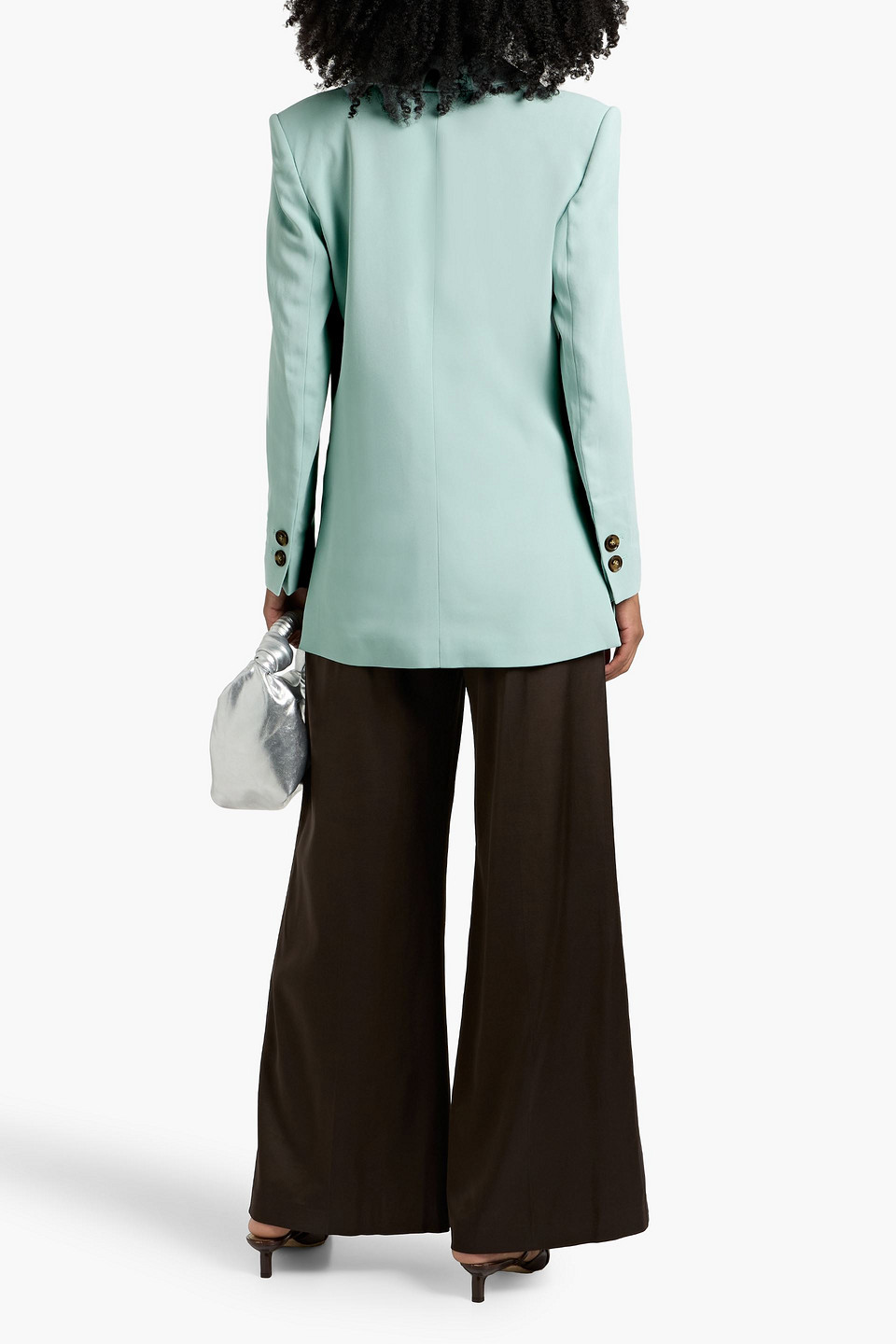 Frame The Slim Blazer In Green