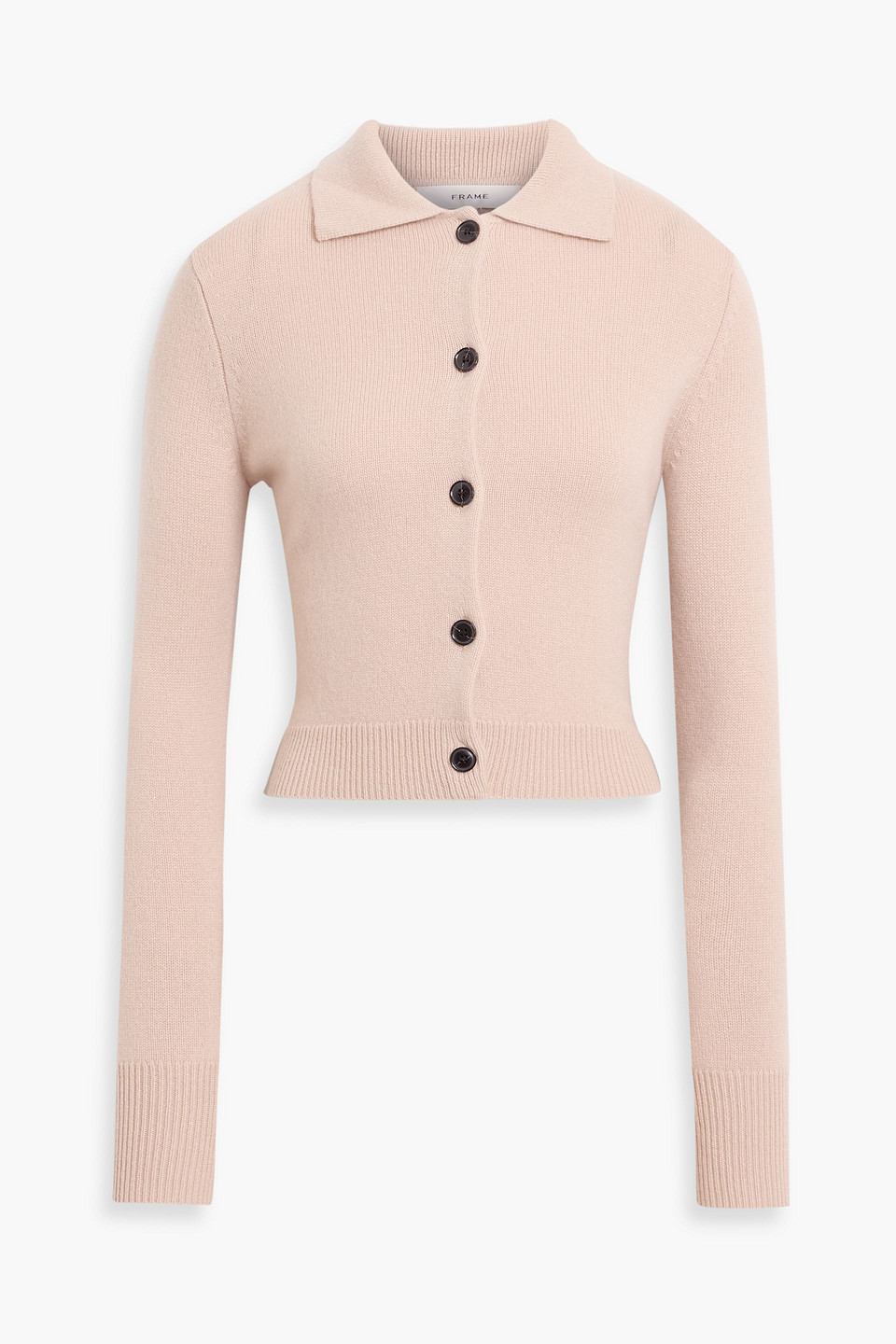 Frame Cashmere Cardigan In Pink
