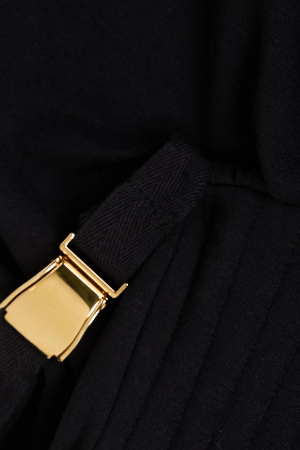 BALMAIN تي شيرت من قطن جيرسي مطاطي بإبزيم
