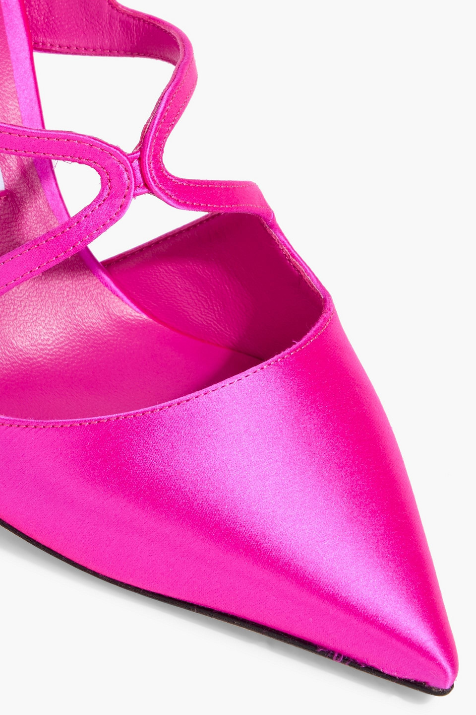 Jimmy Choo Azia 95 Satin Pumps In Pink