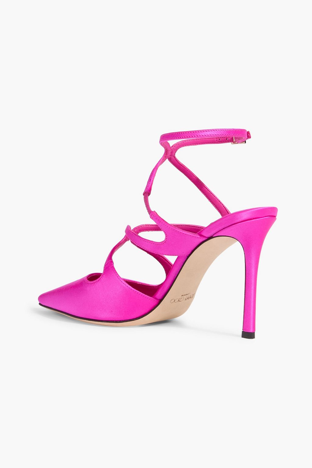 JIMMY CHOO Azia 95 satin pumps