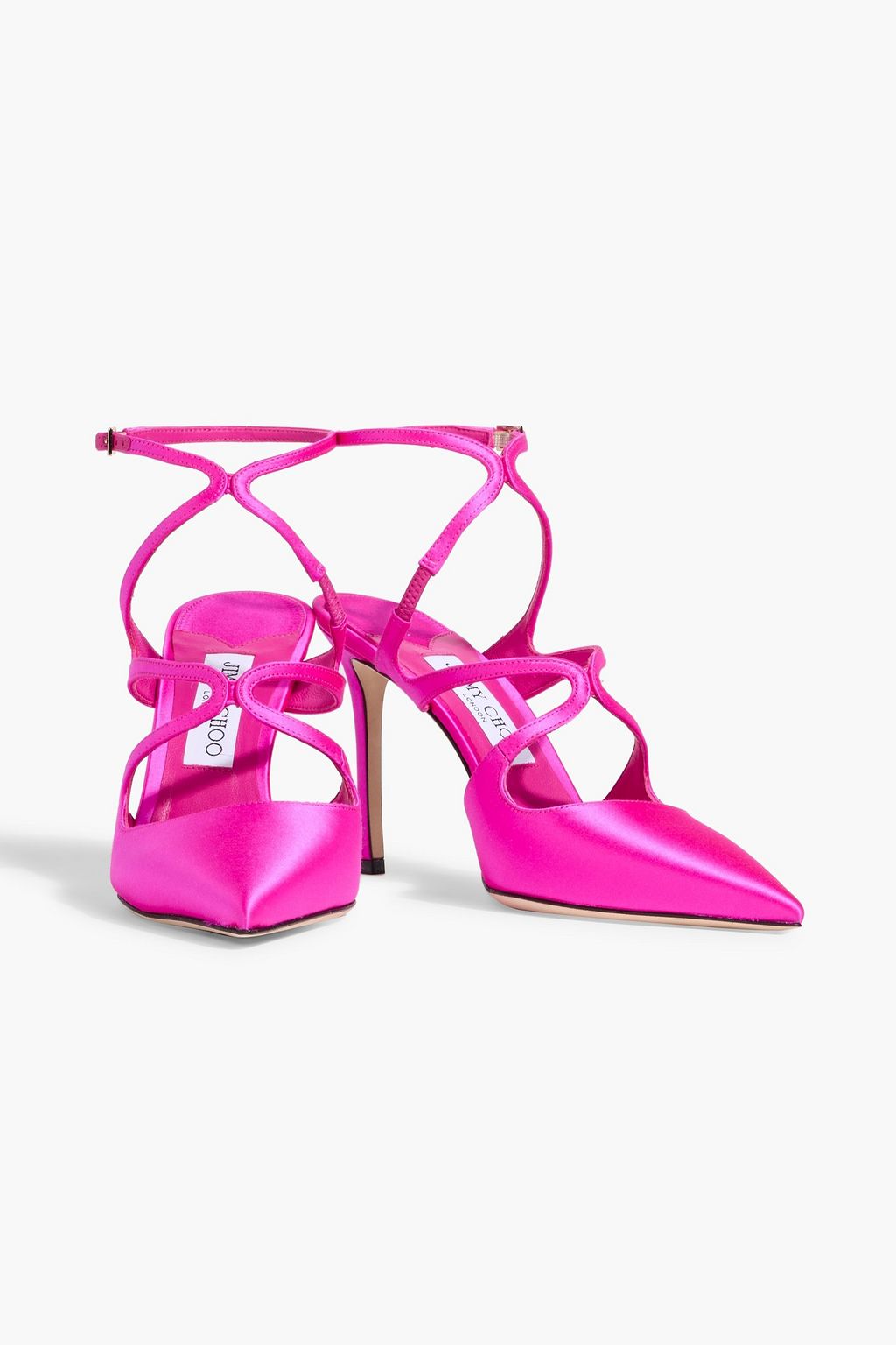 JIMMY CHOO Azia 95 satin pumps