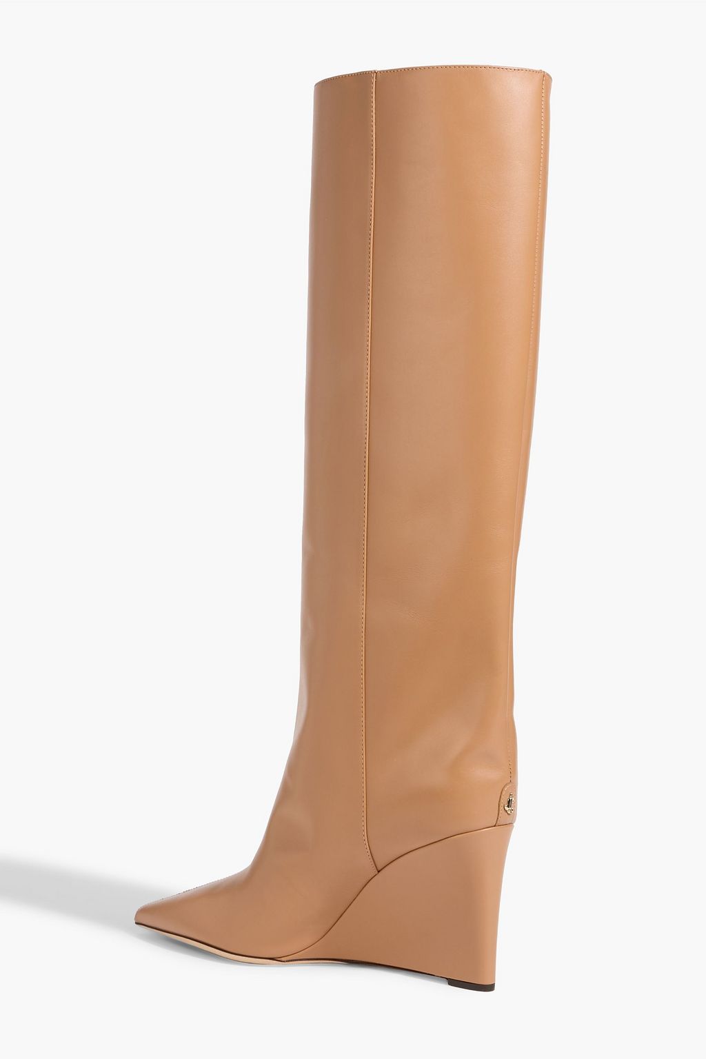 JIMMY CHOO Blake 85 leather wedge knee boots