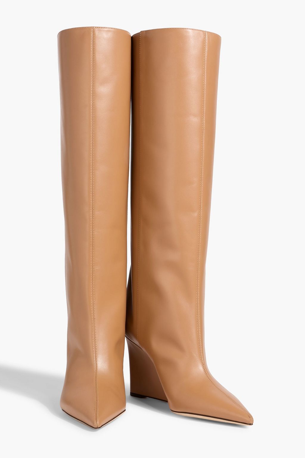 JIMMY CHOO Blake 85 leather wedge knee boots