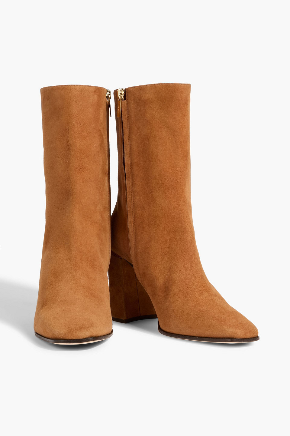 Jimmy Choo Loren 85 Suede Ankle Boots In Brown