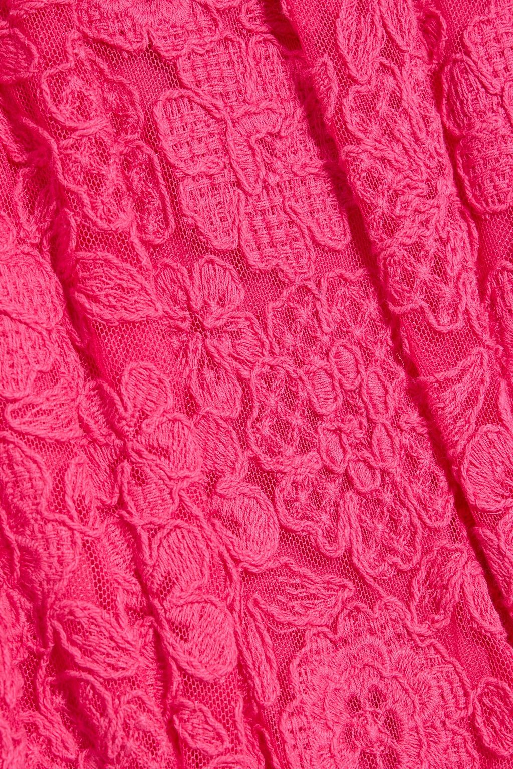 ALICE + OLIVIA Myrtice cutout guipure lace maxi dress