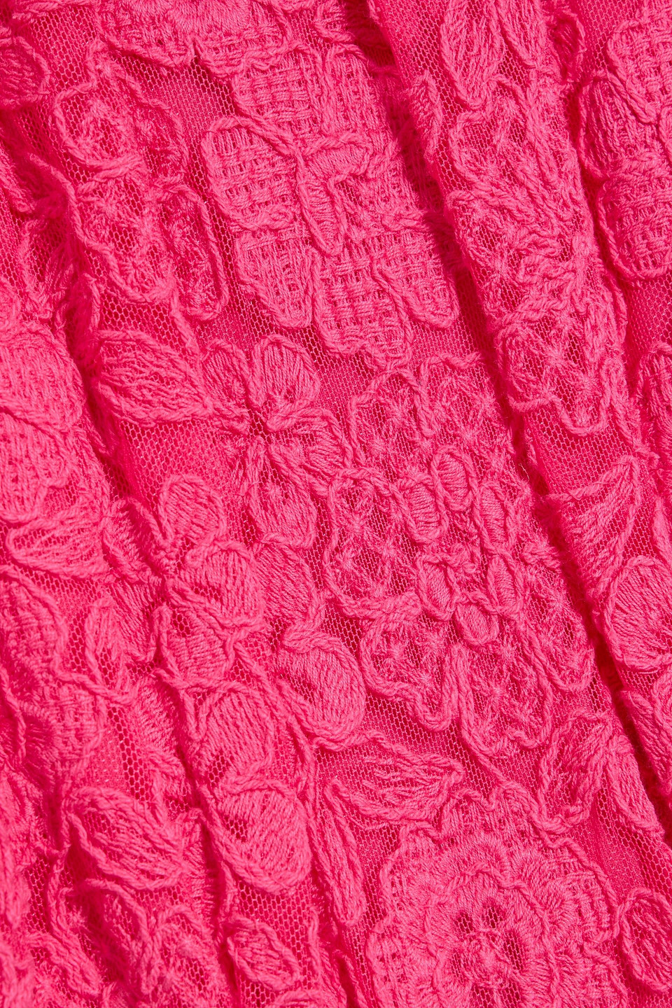 Alice And Olivia Myrtice Cutout Guipure Lace Maxi Dress In Pink