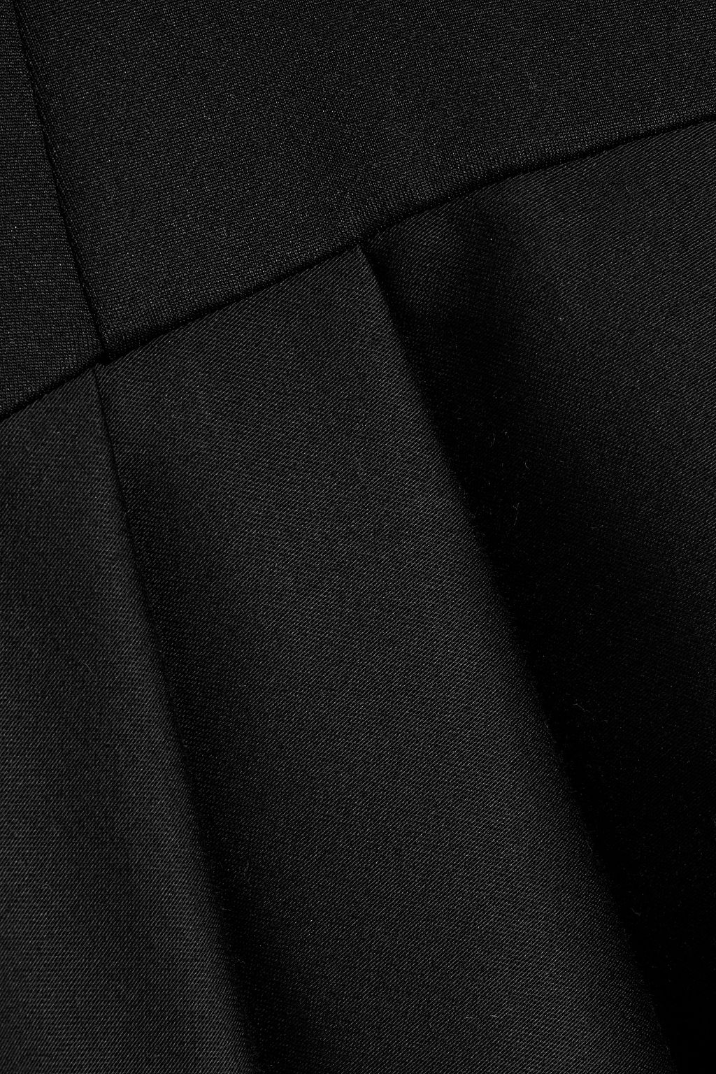 ALICE + OLIVIA Adley pleated cotton-blend maxi dress