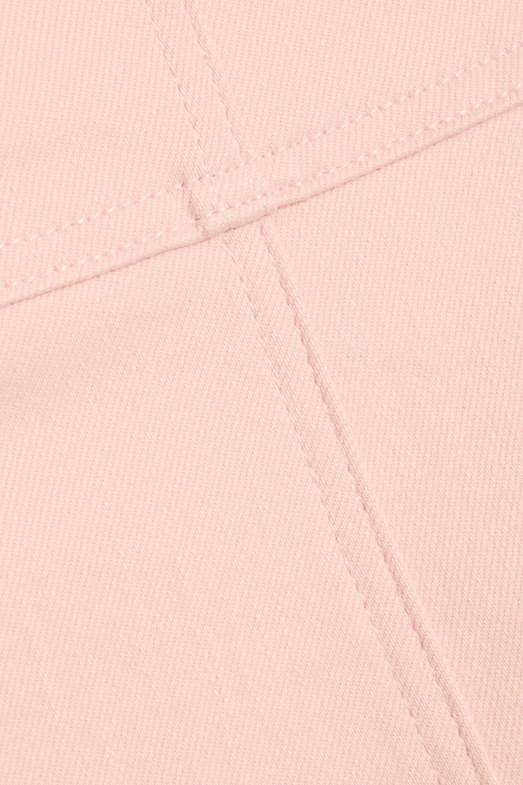 ALICE + OLIVIA Maryann denim mini dress