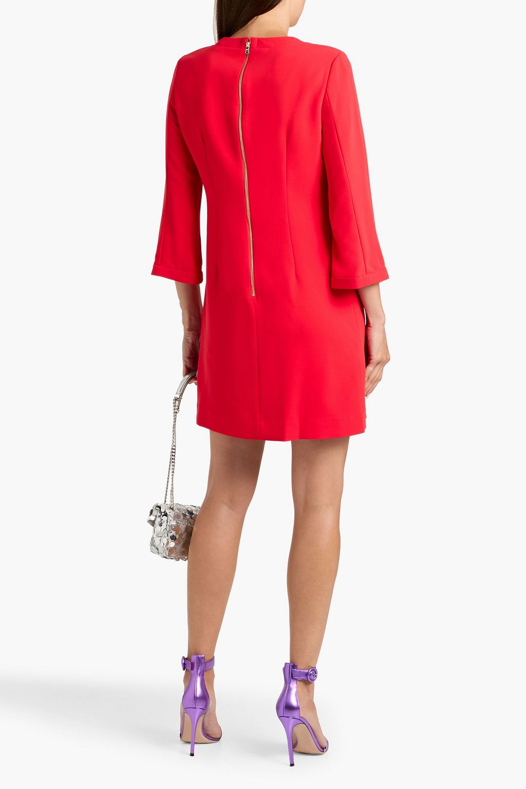 ALICE + OLIVIA Eleonora crepe mini dress