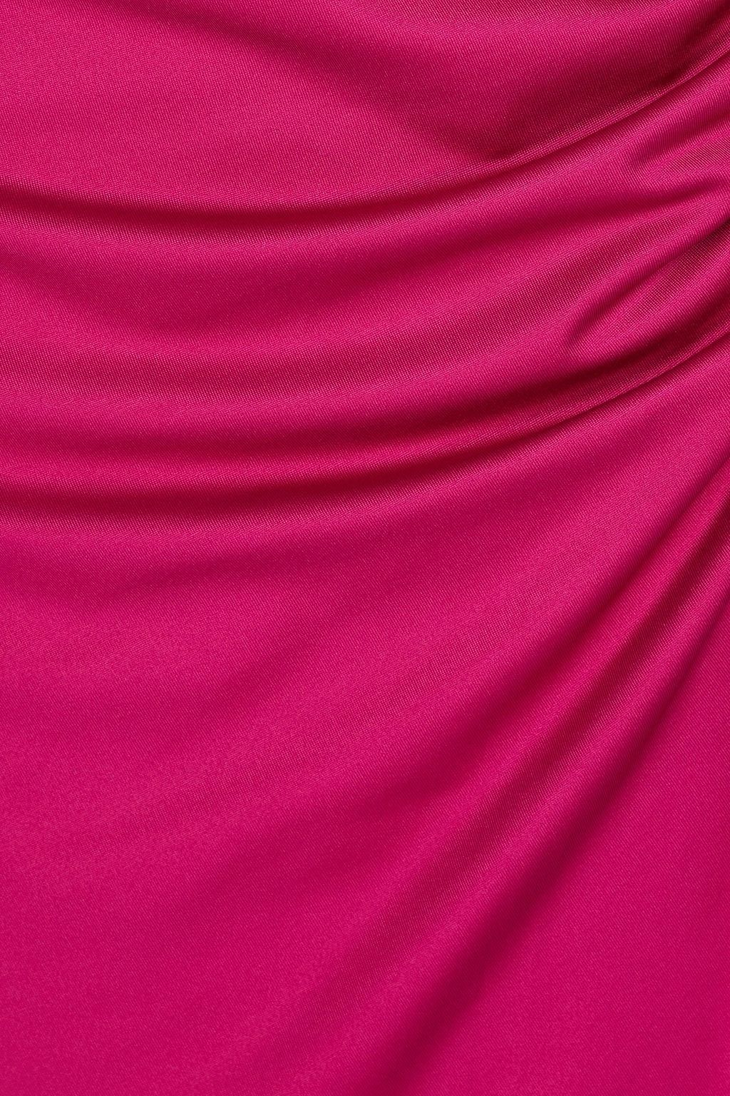 VICTORIA BECKHAM ストレッチジャージー マキシワンピース アシンメトリー ルーシュ入り