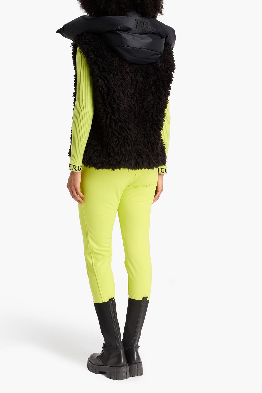 GOLDBERGH Iffy shell and teddy fleece down vest