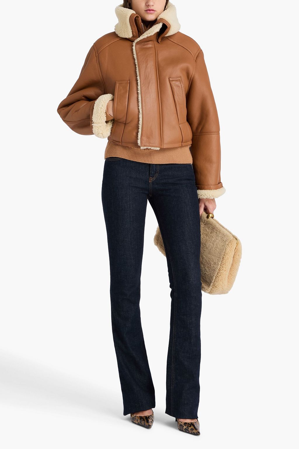 VICTORIA BECKHAM Shearling jacket