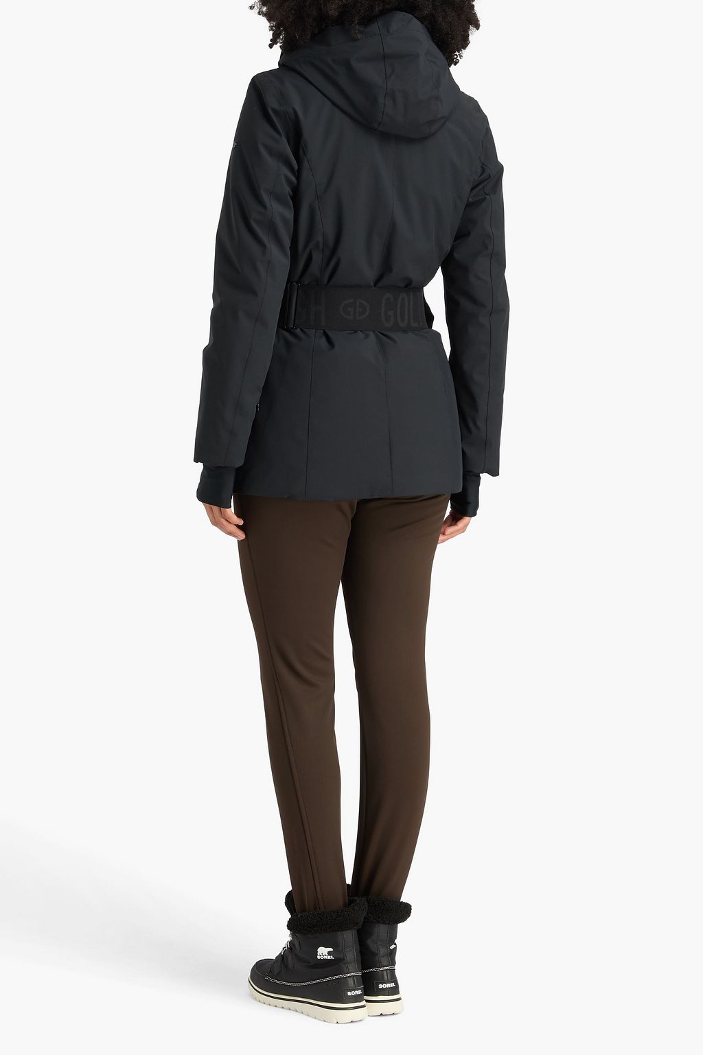 GOLDBERGH Haley belted hooded ski jacket