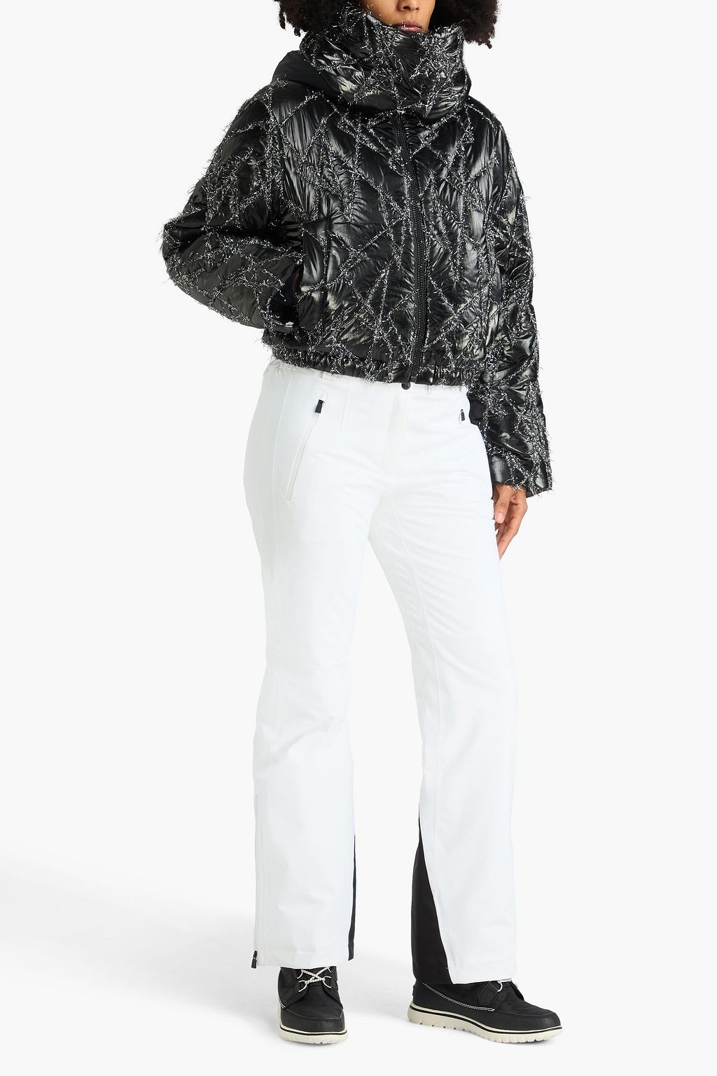 GOLDBERGH Starry Sky quilted stretch-shell and tinsel ski jacket