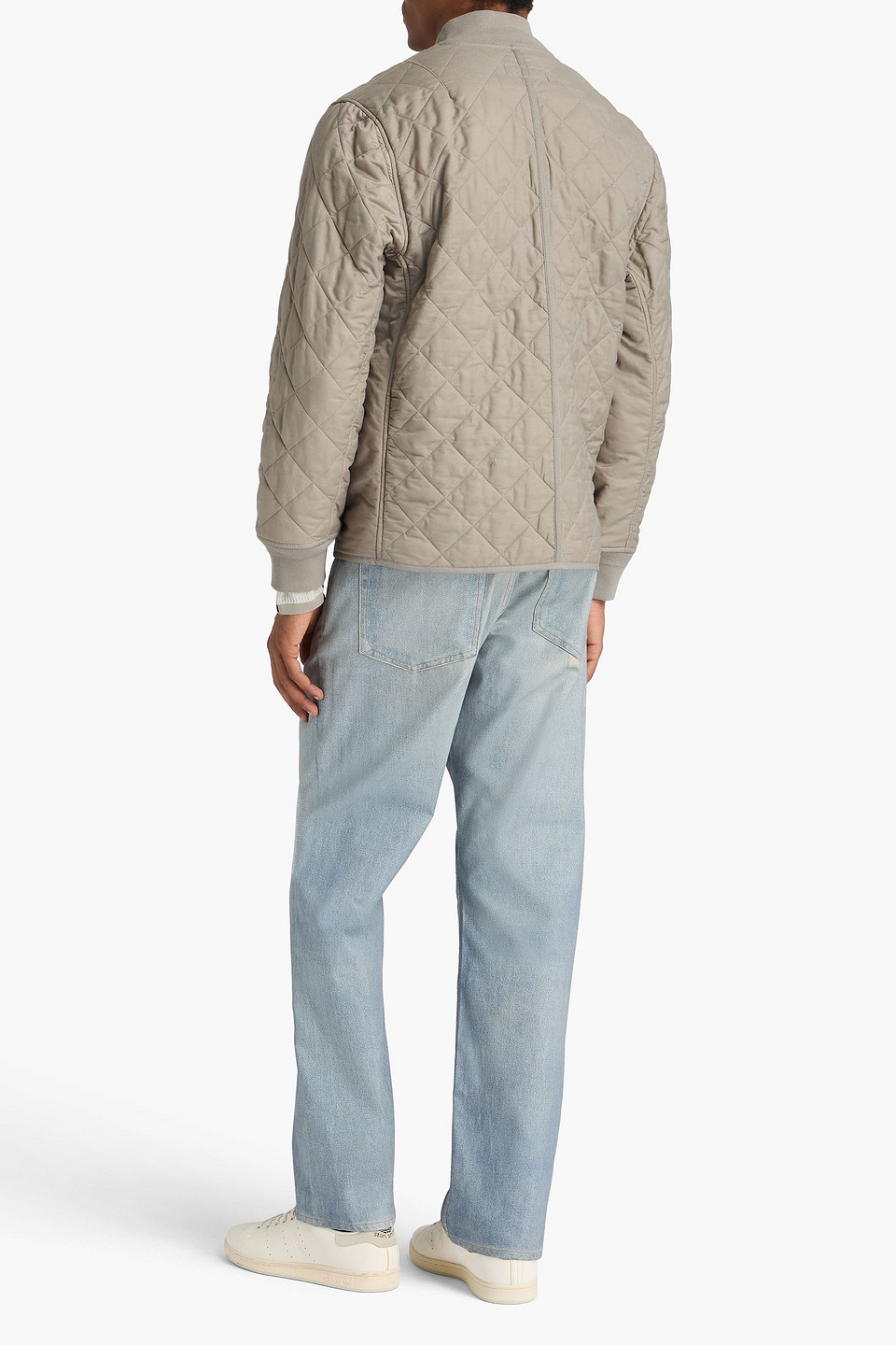  Rag & Bone - Focus Quilted Cotton-blend Twill Jacket - Gray - Xl 