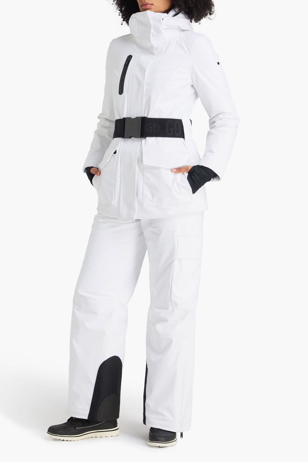 GOLDBERGH Haley belted hooded ski jacket