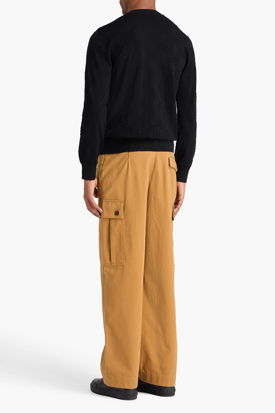 Missoni Wool-blend Sweater In Black