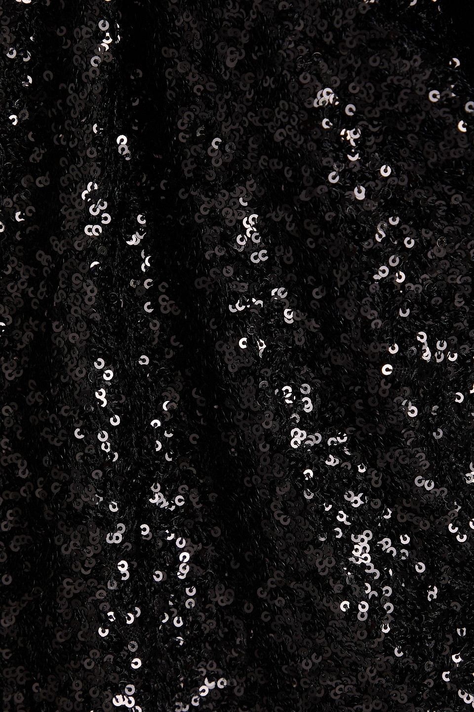 Diane Von Furstenberg Berlin Sequined Tulle Camisole In Black