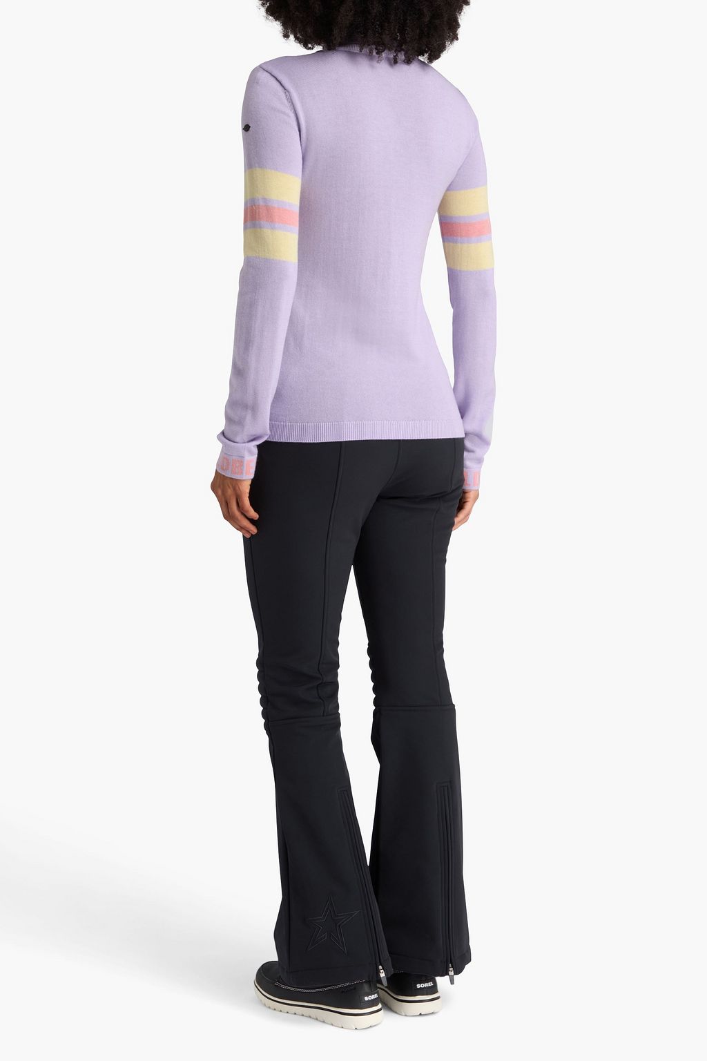 GOLDBERGH Intarsia and jacquard-knit turtleneck sweater