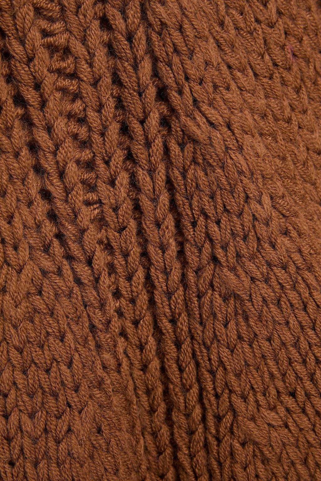GOLDBERGH Jolie intarsia wool-blend cardigan