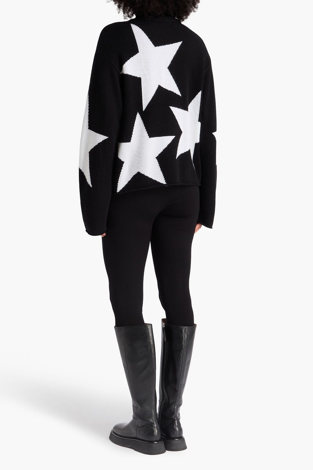 GOLDBERGH Rising Star intarsia turtleneck sweater