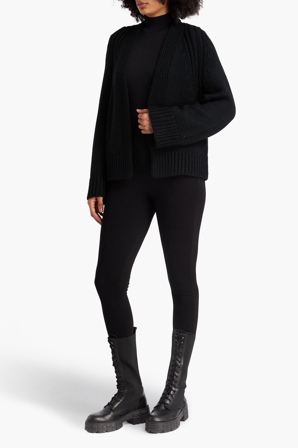 GOLDBERGH Jolie intarsia wool-blend cardigan