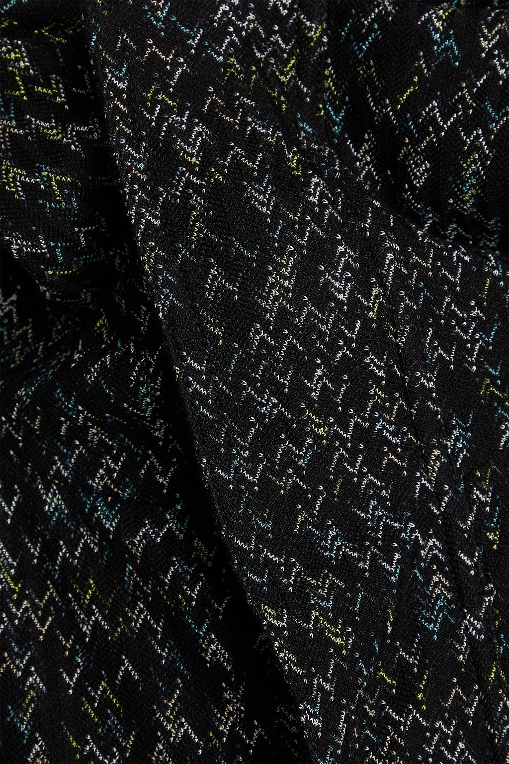 MISSONI Jacquard-knit cotton-blend hooded jacket