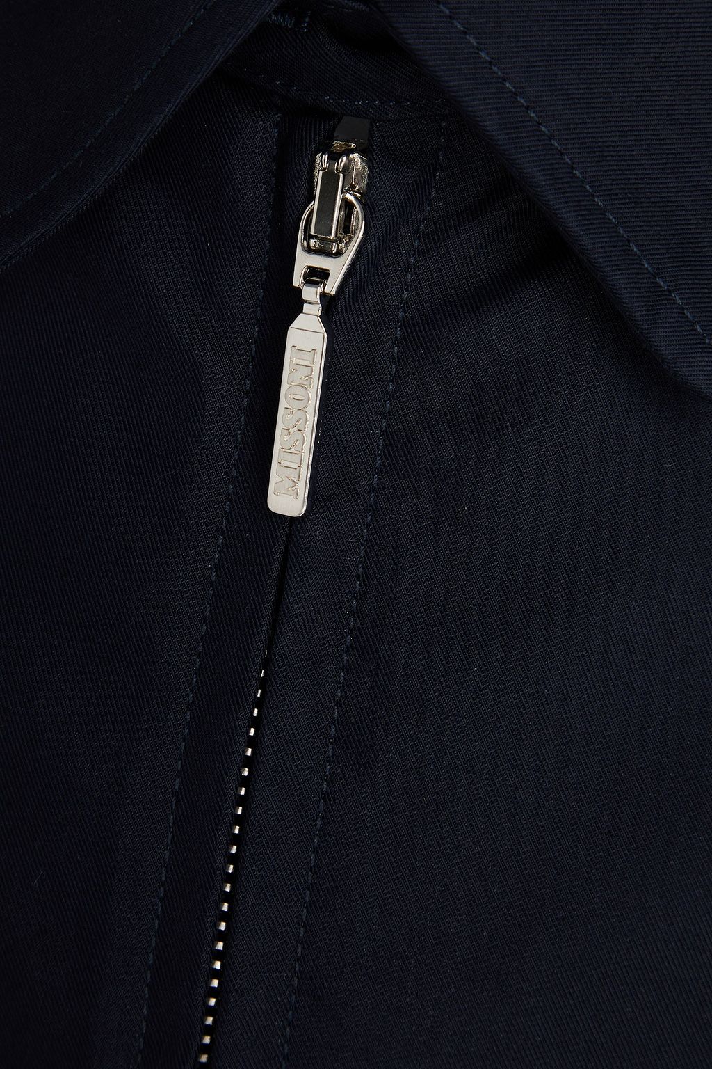 MISSONI Crochet knit-paneled cotton-blend twill jacket