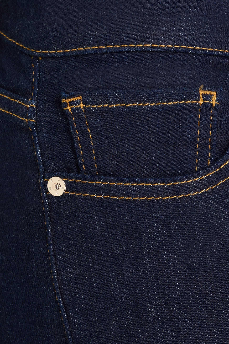 Frame Le Sleek Straight High-rise Straight-leg Jeans In Blue