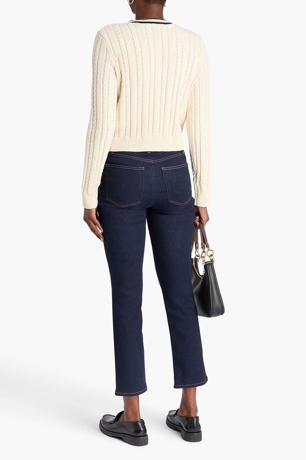 FRAME Le Sleek Straight high-rise straight-leg jeans