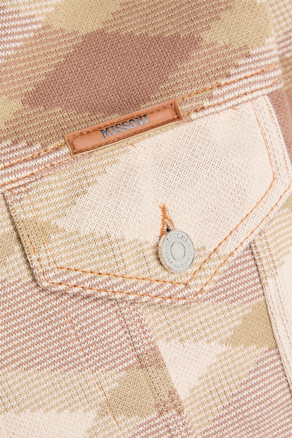 MISSONI コットン ジャケット ジャカードニット