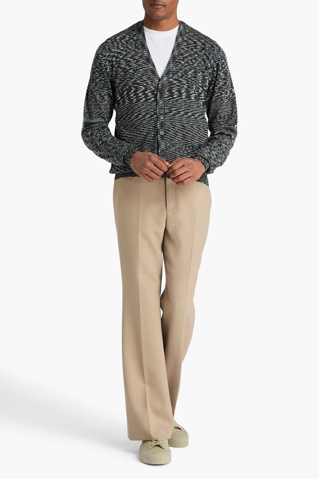 MISSONI Space-dyed wool cardigan