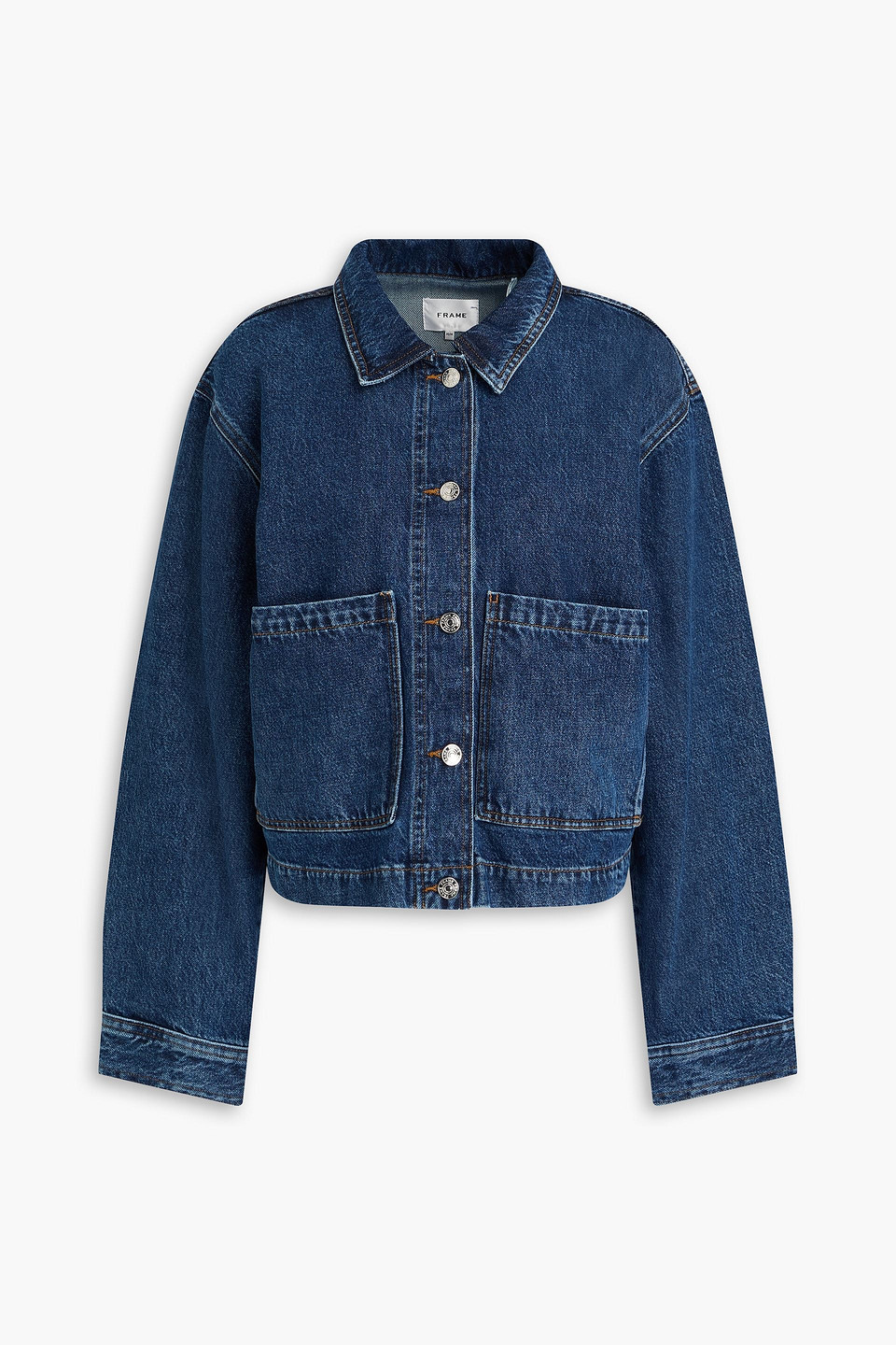 Frame Denim Jacket In Blue