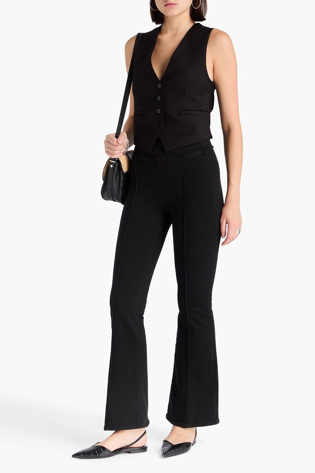 FRAME The Jetset high-rise flared jeans