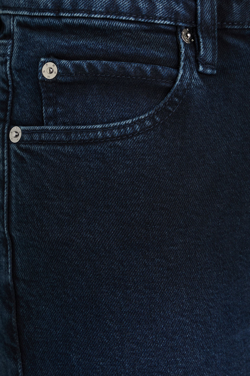 Frame The Arrow High-rise Bootcut Jeans In Blue